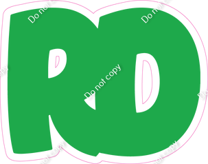 BBT 23.5" Individuals - Flat Green RD