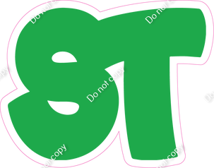 BBT 23.5" Individuals - Flat Green ST