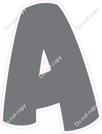 BBT 23.5" Individuals - Flat Grey A