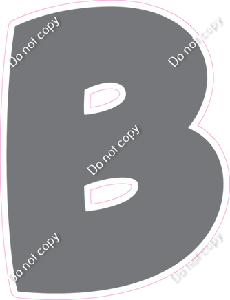 BBT 23.5" Individuals - Flat Grey B