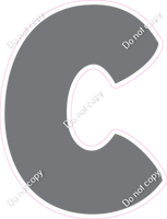 BBT 23.5" Individuals - Flat Grey C