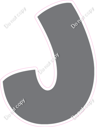 BBT 23.5" Individuals - Flat Grey J