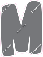 BBT 23.5" Individuals - Flat Grey M