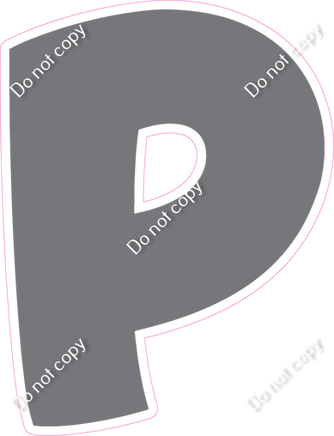 BBT 23.5" Individuals - Flat Grey P