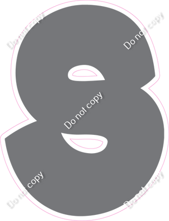 BBT 23.5" Individuals - Flat Grey S