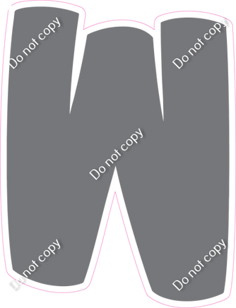 BBT 23.5" Individuals - Flat Grey W