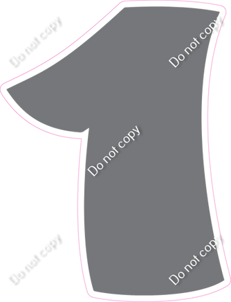 BBT 23.5" Individuals - Flat Grey 1