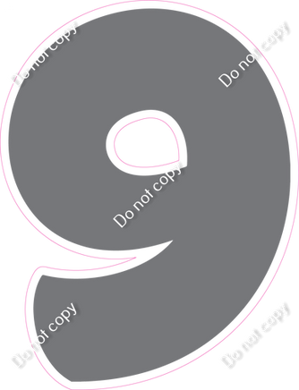 BBT 23.5" Individuals - Flat Grey 9