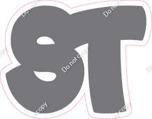 BBT 23.5" Individuals - Flat Grey ST