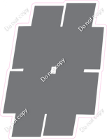 BBT 23.5" Individuals - Flat Grey #