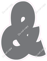 BBT 23.5" Individuals - Flat Grey &