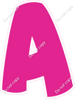 BBT 23.5" Individuals - Flat Hot Pink A