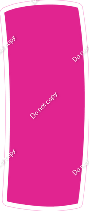 BBT 23.5" Individuals - Flat Hot Pink I