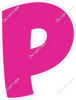 BBT 23.5" Individuals - Flat Hot Pink P