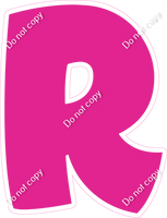 BBT 23.5" Individuals - Flat Hot Pink R