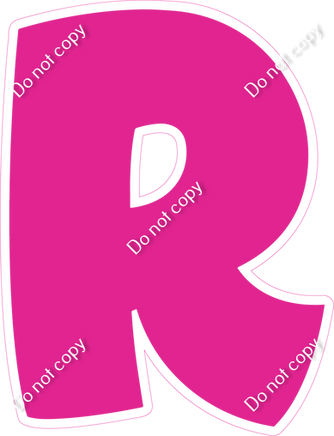 BBT 23.5" Individuals - Flat Hot Pink R