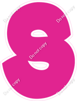 BBT 23.5" Individuals - Flat Hot Pink S