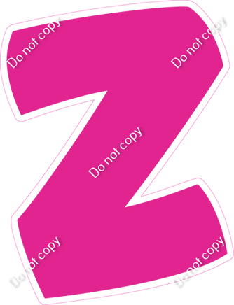 BBT 23.5" Individuals - Flat Hot Pink Z