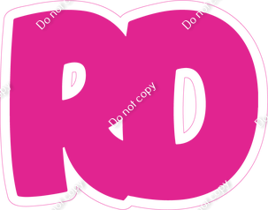 BBT 23.5" Individuals - Flat Hot Pink RD