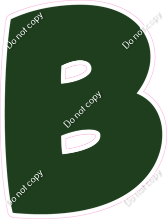 BBT 23.5" Individuals - Flat Hunter Green B