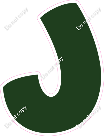 BBT 23.5" Individuals - Flat Hunter Green J