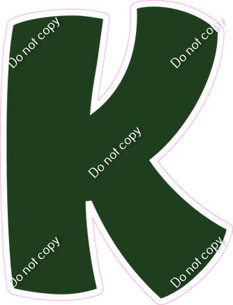 BBT 23.5" Individuals - Flat Hunter Green K