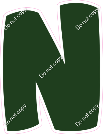 BBT 23.5" Individuals - Flat Hunter Green N