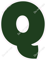 BBT 23.5" Individuals - Flat Hunter Green Q