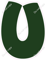 BBT 23.5" Individuals - Flat Hunter Green U