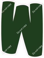 BBT 23.5" Individuals - Flat Hunter Green W