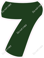 BBT 23.5" Individuals - Flat Hunter Green 7