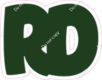 BBT 23.5" Individuals - Flat Hunter Green RD