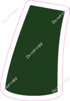 BBT 23.5" Individuals - Flat Hunter Green Apostrophe