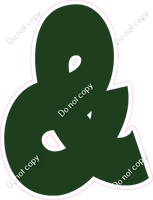 BBT 23.5" Individuals - Flat Hunter Green &