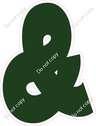 BBT 23.5" Individuals - Flat Hunter Green &