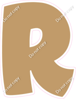 BBT 23.5" Individuals - Flat Khaki R