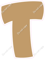 BBT 23.5" Individuals - Flat Khaki T