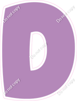 BBT 23.5" Individuals - Flat Lavender D