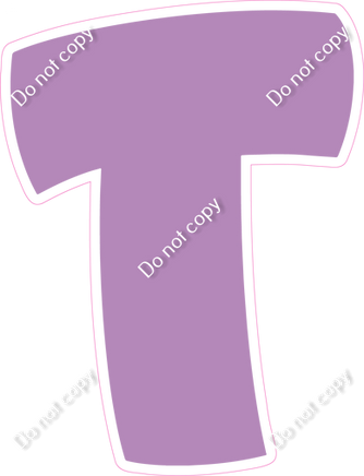 BBT 23.5" Individuals - Flat Lavender T