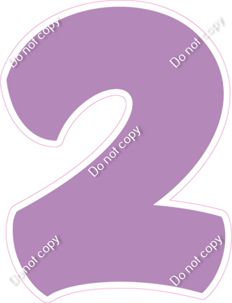 BBT 23.5" Individuals - Flat Lavender 2