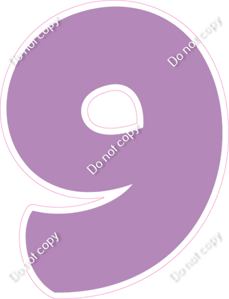 BBT 23.5" Individuals - Flat Lavender 9