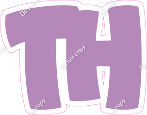 BBT 23.5" Individuals - Flat Lavender TH