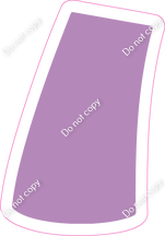 BBT 23.5" Individuals - Flat Lavender Apostrophe