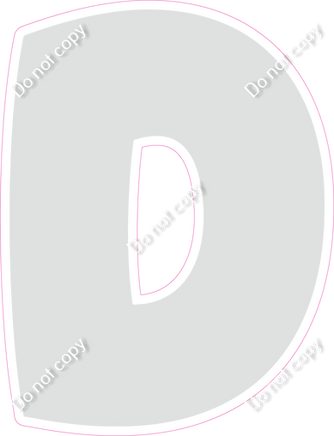 BBT 23.5" Individuals - Flat Light Grey D