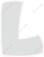 BBT 23.5" Individuals - Flat Light Grey L