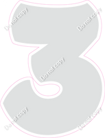 BBT 23.5" Individuals - Flat Light Grey 3