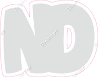 BBT 23.5" Individuals - Flat Light Grey ND