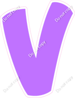 BBT 23.5" Individuals - Flat Lilac V