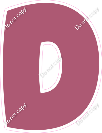 BBT 23.5" Individuals - Flat Mauve D