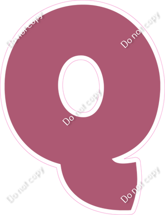 BBT 23.5" Individuals - Flat Mauve Q